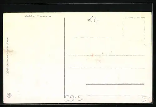 AK Interlaken, Blumenuhr