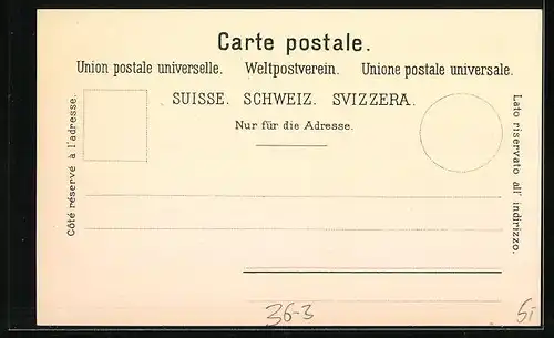 Lithographie Trompeter aus Säckingen umgarnt seine Geliebte im Garten