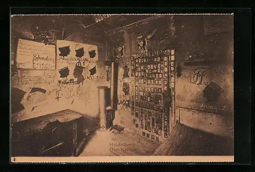 AK Heidelberg, Der Karzer, Innenansicht