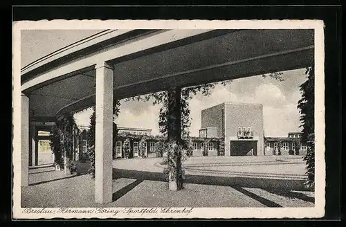 AK Breslau, Hermann-Göring-Sportfeld, Ehrenhof