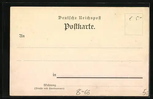 AK Portrait Alois Schwarz, Gesangshumorist