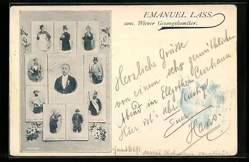 AK Emanuel Lass, conc. Wiener Gesangskomiker