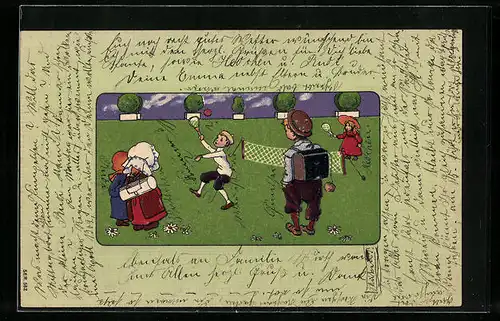 AK Kinder spielen Tennis