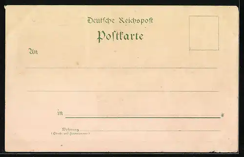 Lithographie Tharandt, Kurhaus Dr. Haupt, Forstacademie und Kirche, Ortsansicht