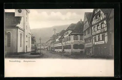 AK Neuenbürg, Gasthof zum Bären in der Hauptstrasse