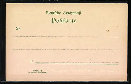 Lithographie Allerheiligen, Hotel und Pension W. Mittenmaier, Wasserfälle, Ruine