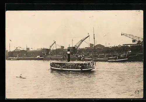 Foto-AK Duisburg, Deutscher Marinetag 1926, Die Schwimmer