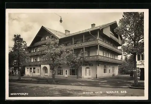 AK Oberammergau, Hotel Pension Haus Schauer See