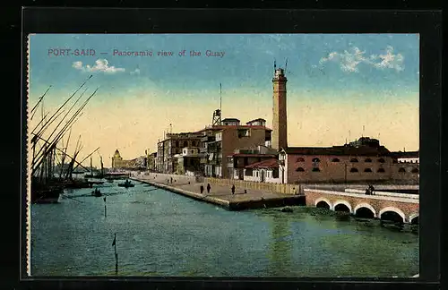 AK Port-Said, Panorama view of the Quay