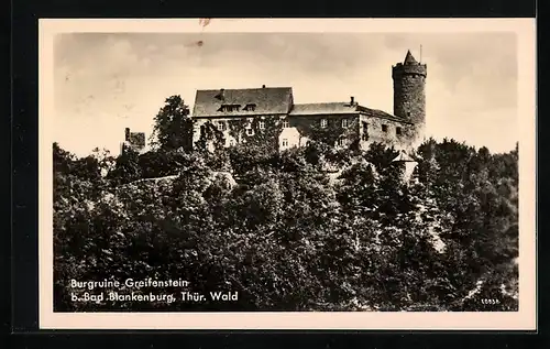 AK Landpoststempel Niederkrossen über Rudolstadt