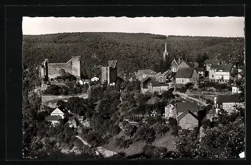 AK Landpoststempel Hohenstein (Nassau)