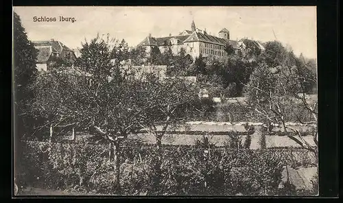 AK Iburg, Blick zum Schloss