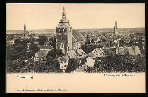 AK Lüneburg, Ortsansicht vom Kalkenberge