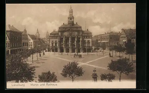 AK Lüneburg, Markt und Rathaus