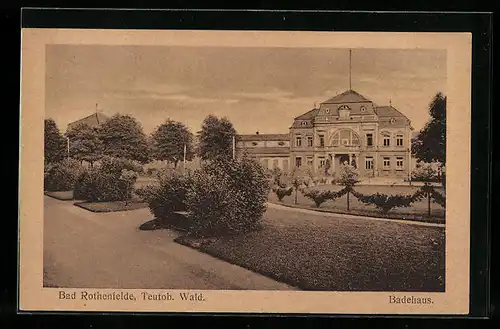 AK Bad Rothenfelde im Teutob. Wald, Badehaus