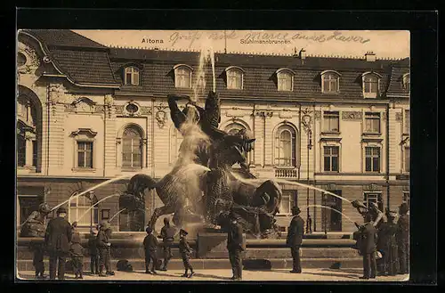 AK Hamburg-Altona, Stuhlmannbrunnen