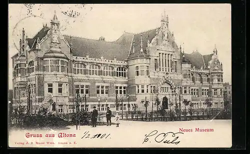 AK Hamburg-Altona, Neues Museum