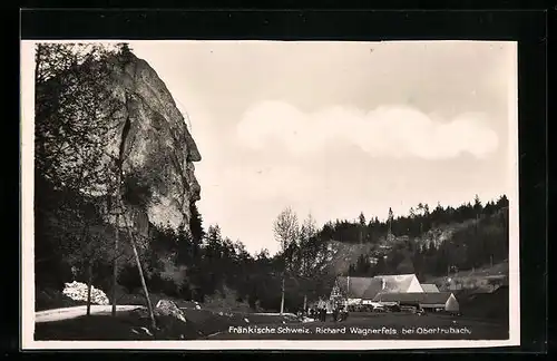 AK Obertrubach /fränk. Schweiz, Richard Wagnerfels