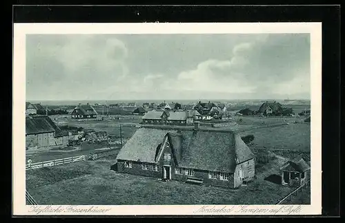AK Nordseebad Kampen auf Sylt, Idyllische Friesenhäuser