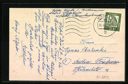 AK Wedel, Neues Rathaus, Hafen, Strandbad und Roland