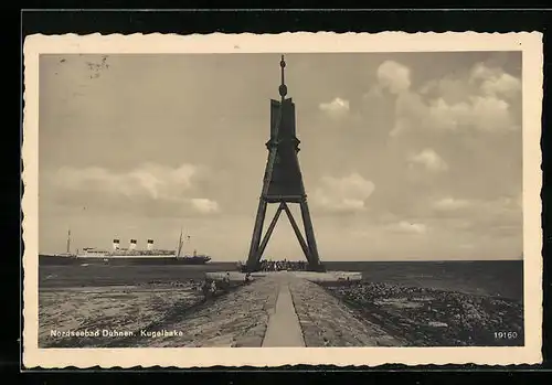 AK Nordseebad Duhnen, Kugelbake