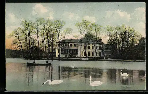 AK Hanerau, Blick zum Gut Hanerau