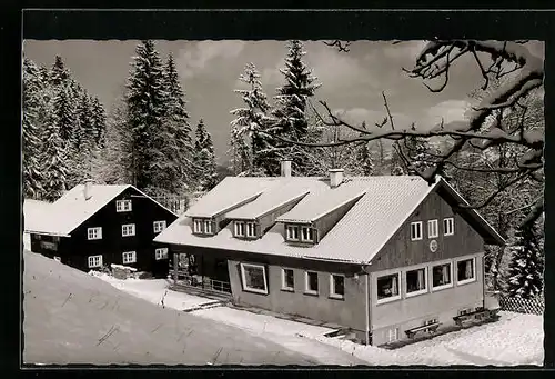 AK Oberstdorf, Naturfreundehaus Freibergsee (früher Eberhard-Götz-Hütte)