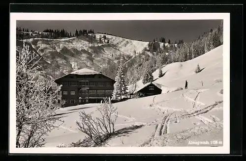 AK Immenstadt i. Allgäu, Berggasthaus Almagmach