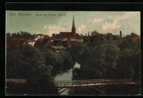 AK Bad Oldesloe, Blick von Drews Koppel