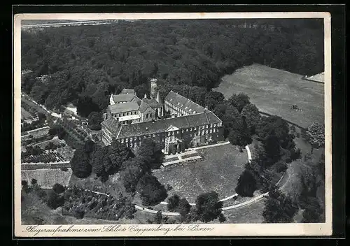 AK Lünen, Fliegeraufnahme vom Schloss Cappenberg