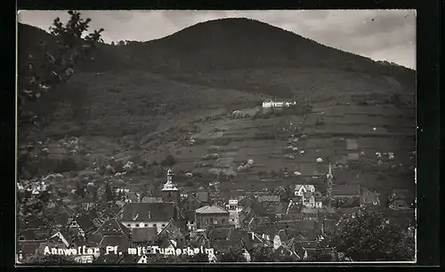 AK Annweiler /Pfalz, Gesamtansicht mit Turnerheim