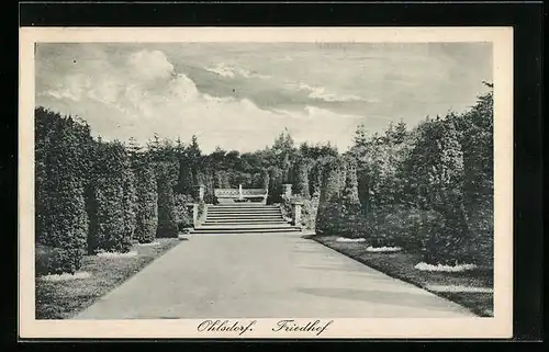 AK Hamburg-Ohlsdorf, Friedhof