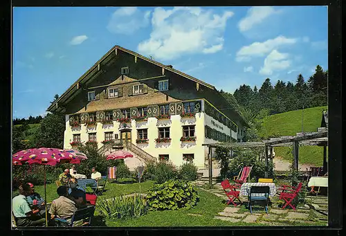 AK Oberstaufen /Allgäu, Alpengasthof Eibelesmühle