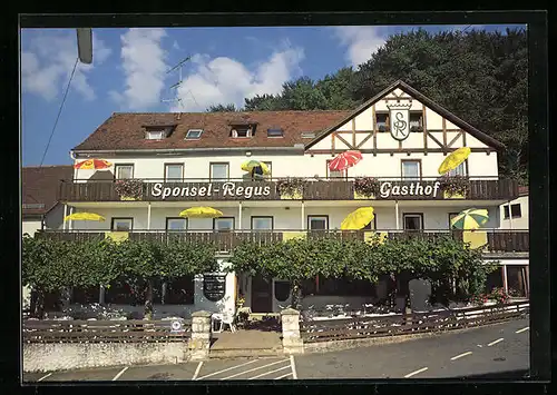 AK Heiligenstadt /Fränk. Schweiz, Gasthof-Pension-Cafè Sponsel-Regus