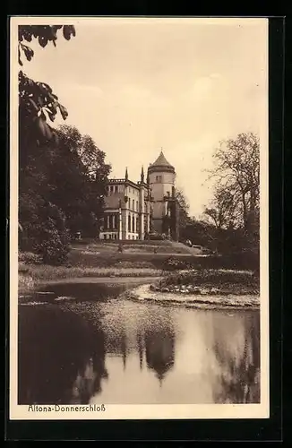 AK Hamburg-Altona, Blick zum Donnerschloss