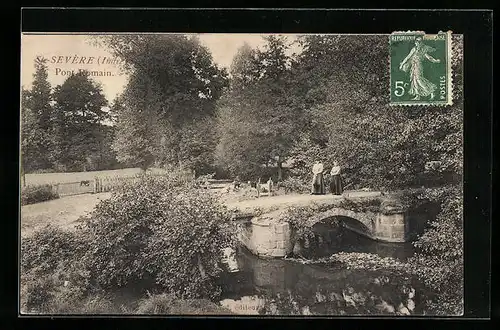 AK Sainte-Sevère, Pont Romain