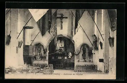 AK Sègry, Intèrieur de l`Èglise