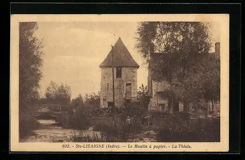 AK Ste-Lizaigne, Le Moulin à papier-La Thèols