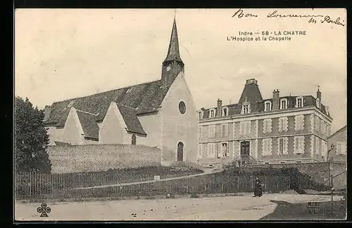 AK La Chatre, L`Hospice et la Chapelle