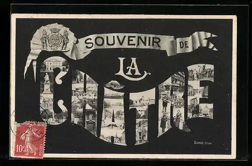 AK La Chatre, Ansichten aus dem Ort im Namen der Stadt