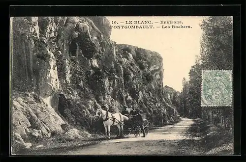 AK Fontgombault, Les Rochers