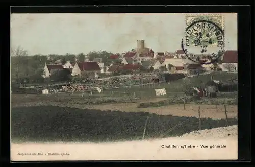 AK Chatillon-sur-Indre, Vue gènèrale