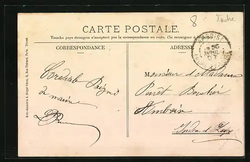 AK Chatillon-sur-Indre, Vue gènèrale