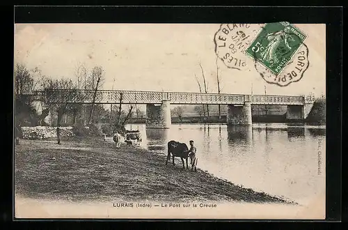 AK Lurais, Le Pont sur le Creuse