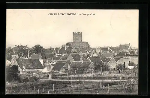 AK Chatillon-sur-Indre, Vue gènèrale