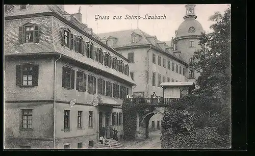 AK Solms-Laubach, Blick zum Schloss