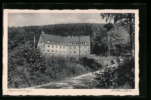 AK Ruhla /Thür., Jugendherberge im Sonnenlicht