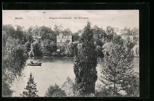 AK Berlin-Grunewald, Am Königsee