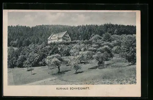 AK Schweigmatt, Blick auf Kurhaus