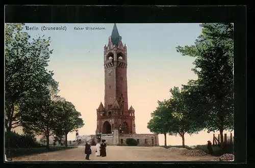 AK Berlin /Grunewald, Kaiser Wilhelmturm